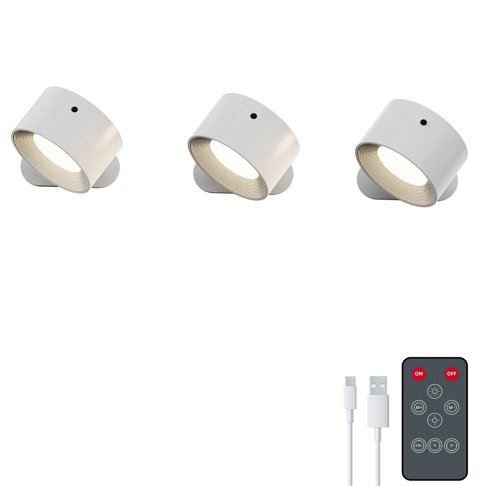 Koopala wall sconce mounted with adhesive for damage-free installation