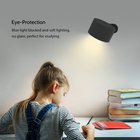 Koopala lamp with 360° rotation and magnetic ball for flexible lighting angles.