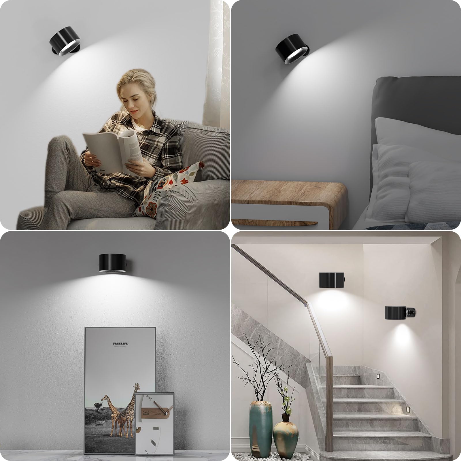 Koopala wall lamp showing 2700K-5700K color temperature options