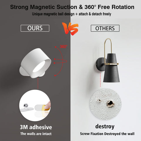 Koopala wall sconce offers three brightness levels for adaptable tasks