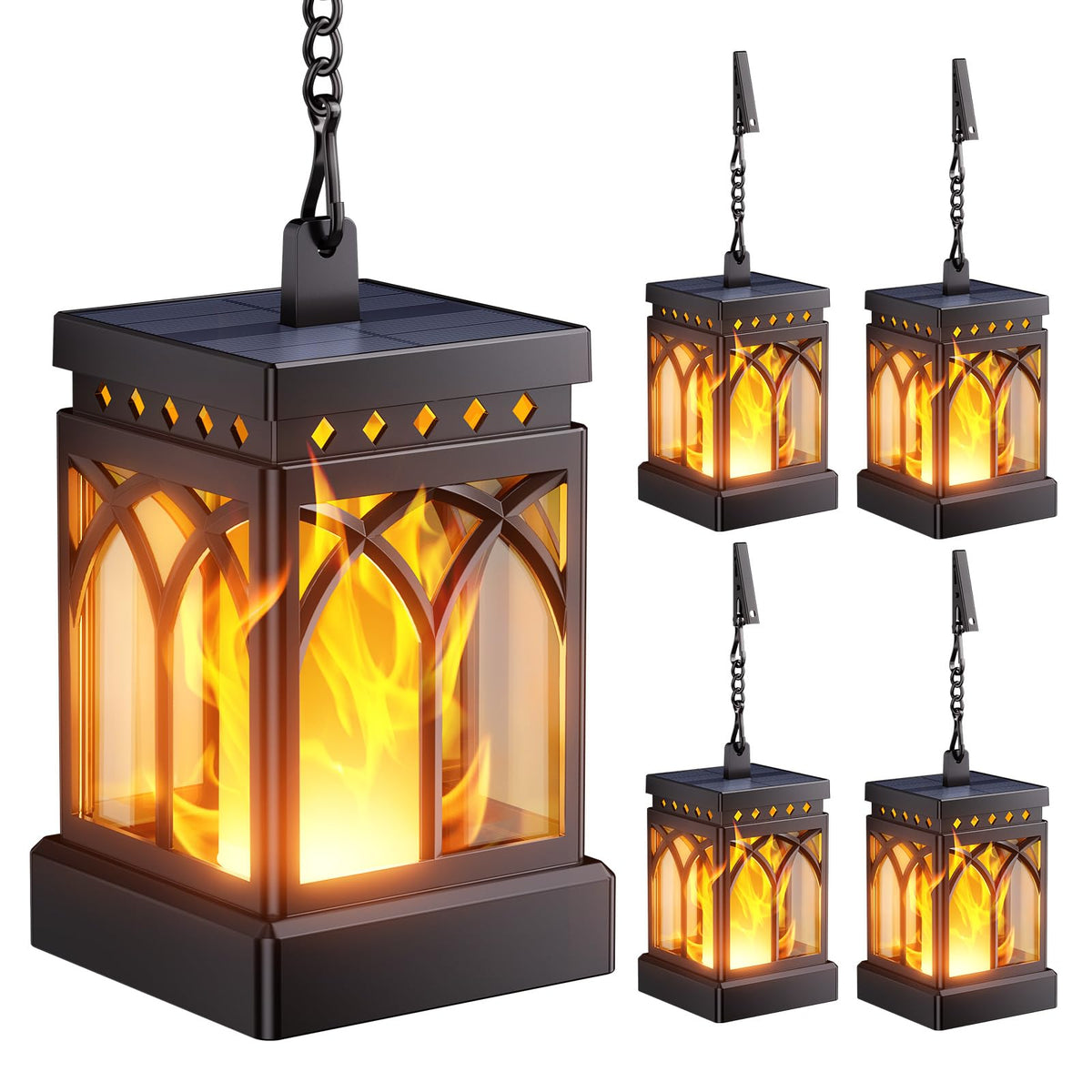KOOPER dancing flame lantern for cozy outdoor evenings