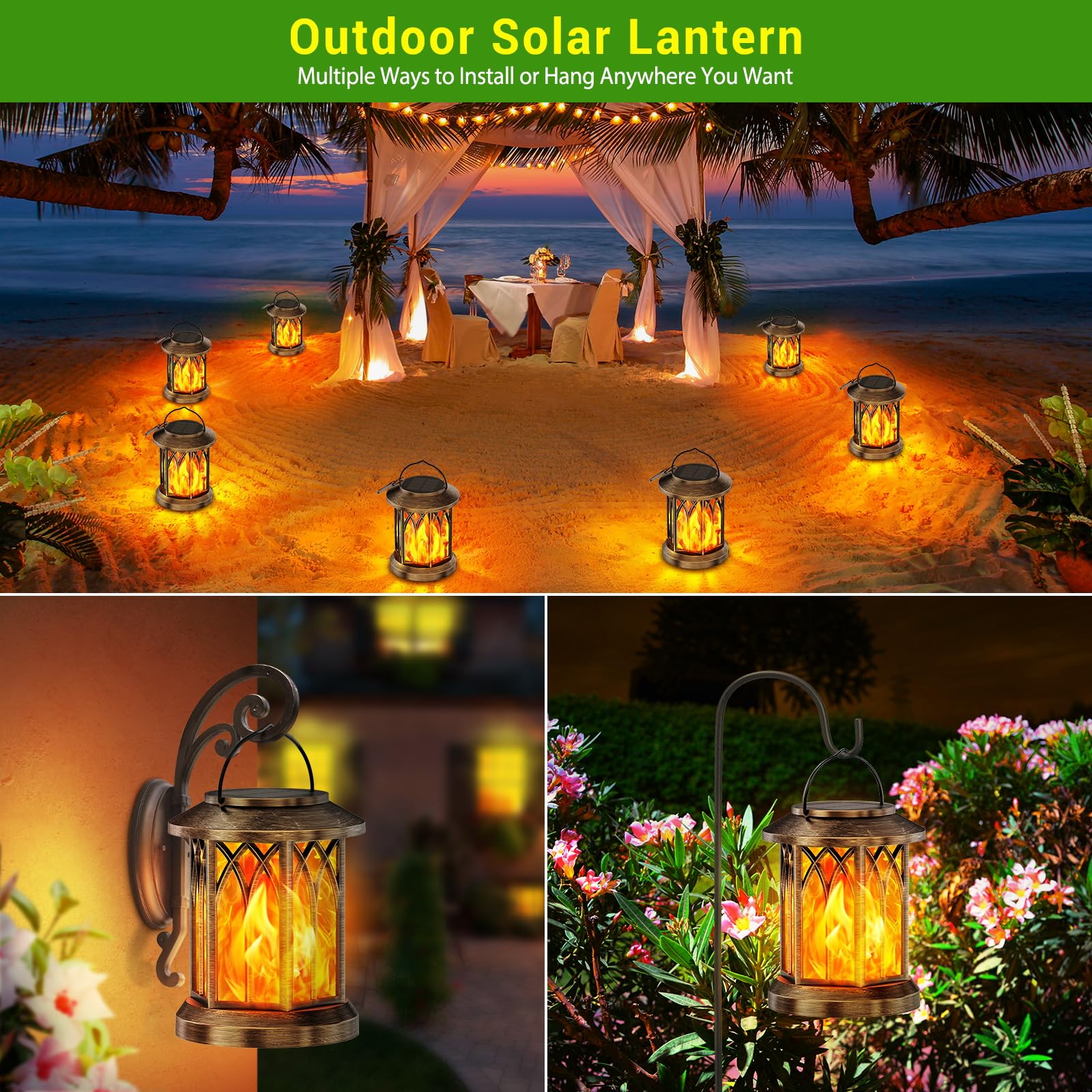 KOOPER IP65 waterproof lantern stands up to rain and snow