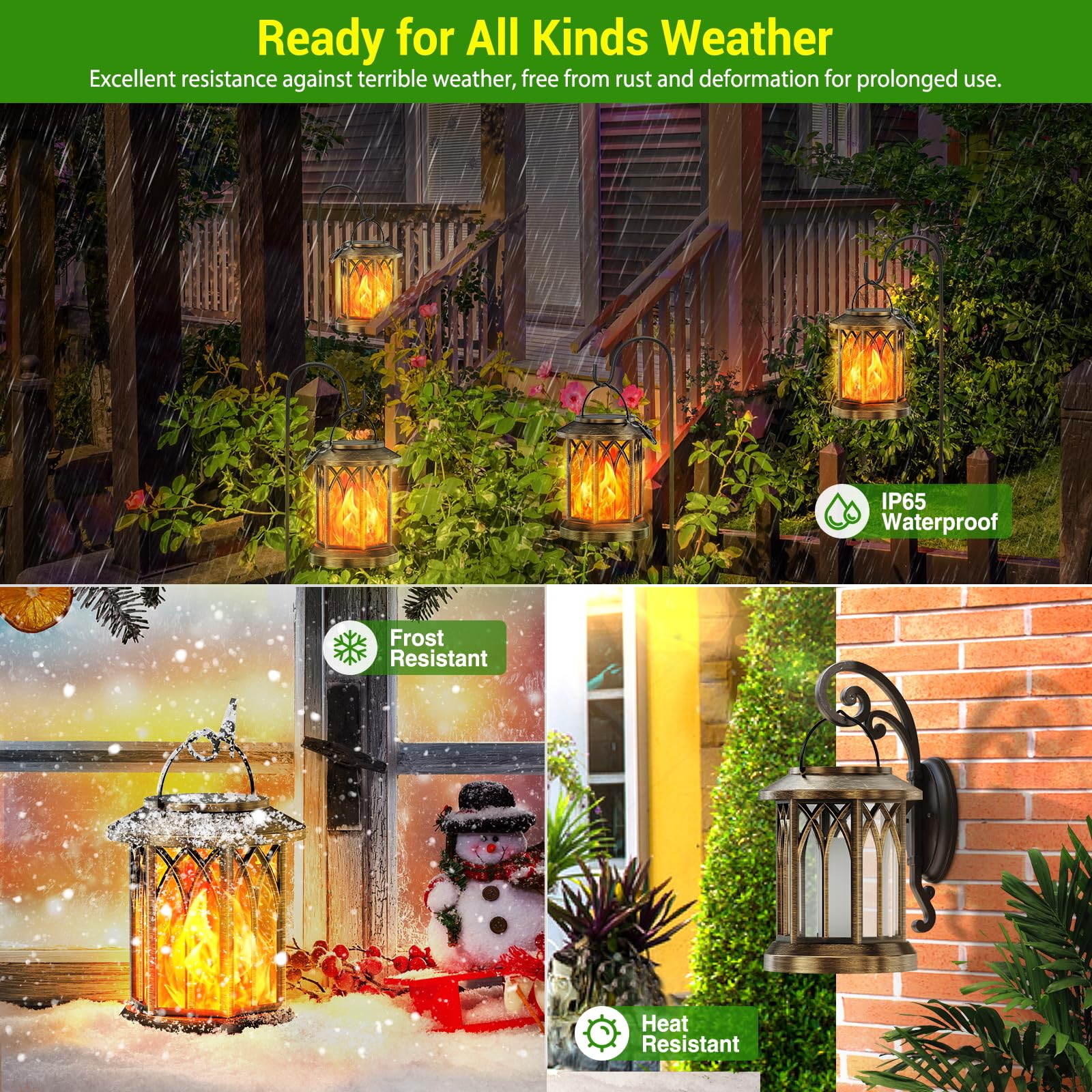 KOOPER outdoor lantern delivers a brighter glow for garden ambience