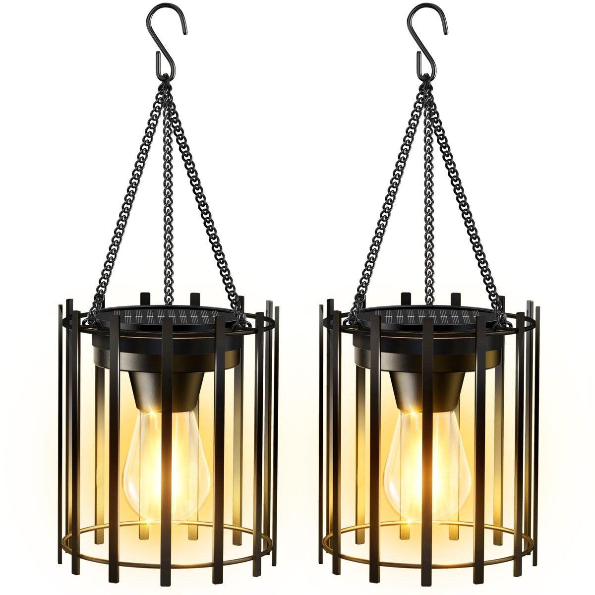 KOOPER solar lantern outdoor bright glow for cozy evenings.