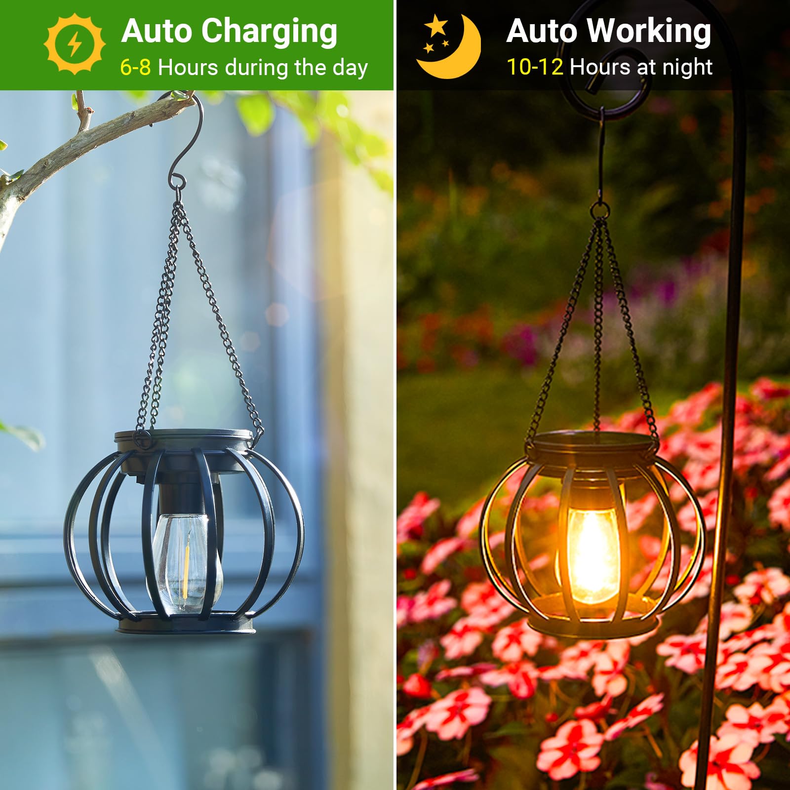 KOOPER outdoor hanging lantern with IP65 protection brightens patios
