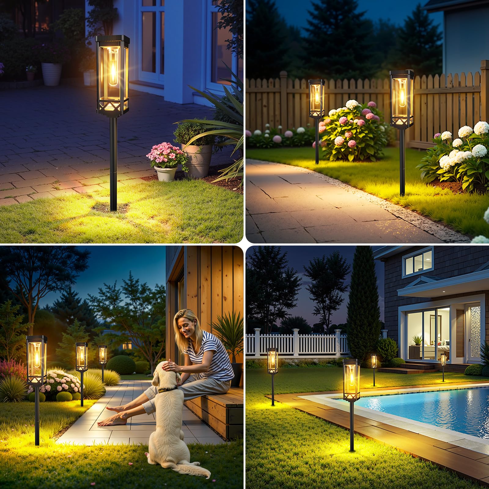 KOOPER outdoor lights suit driveways, pathways, and patios for a designer touch.