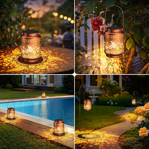 KOOPER thick-metal design withstands wind and rain for year-round décor.