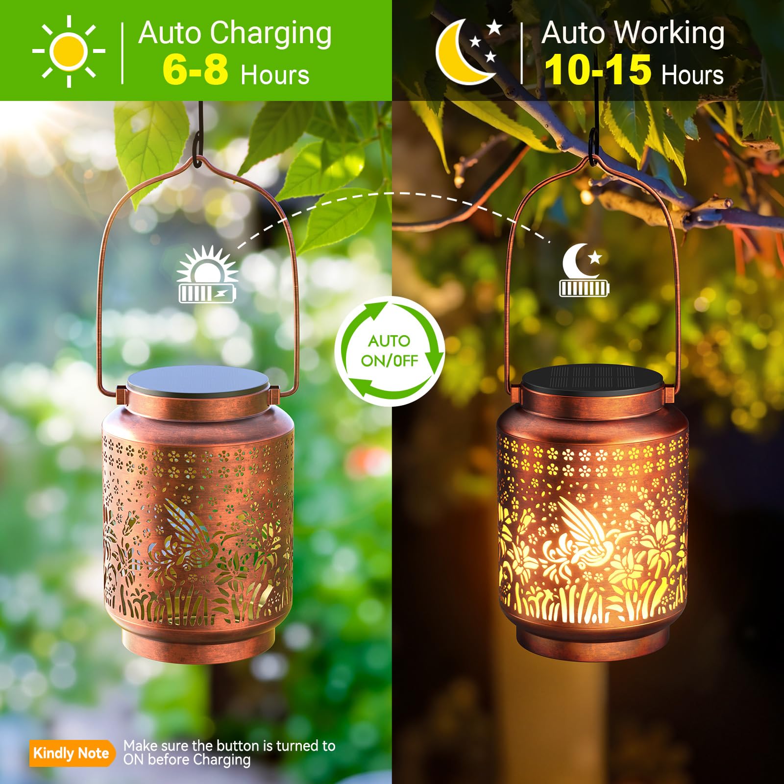 KOOPER yard décor lanterns create an inviting backdrop for patio gatherings.