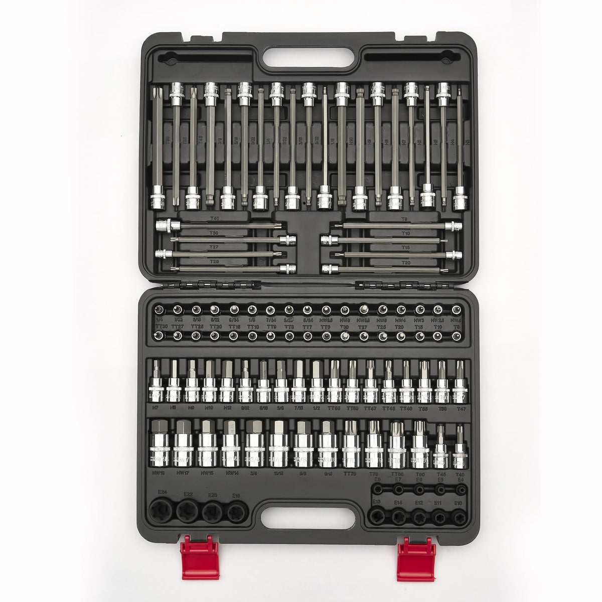 KOOPOOL 107-piece master Torx and Allen set in case for versatile automotive work