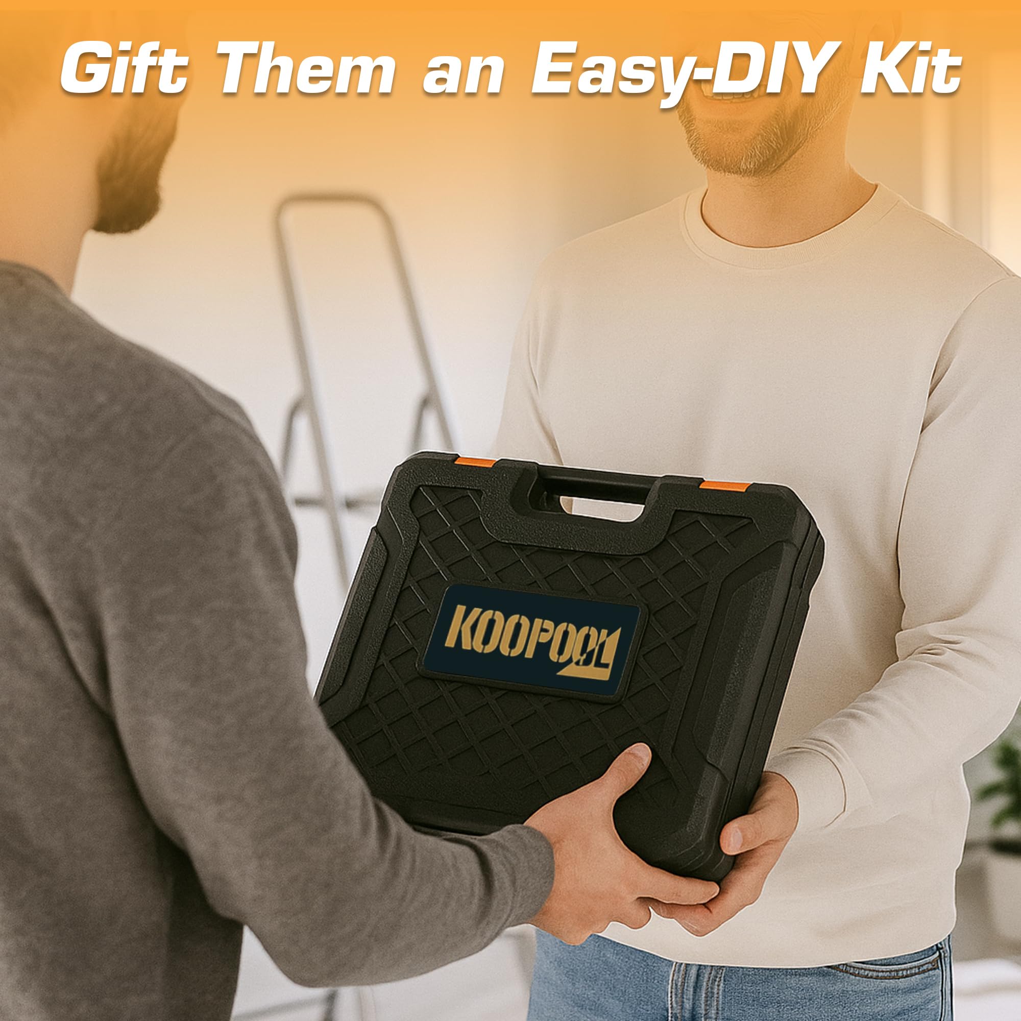 KOOPOOL tool kit makes a practical gift for new homeowners and students.