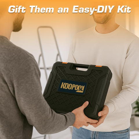 KOOPOOL tool kit makes a practical gift for new homeowners and students.