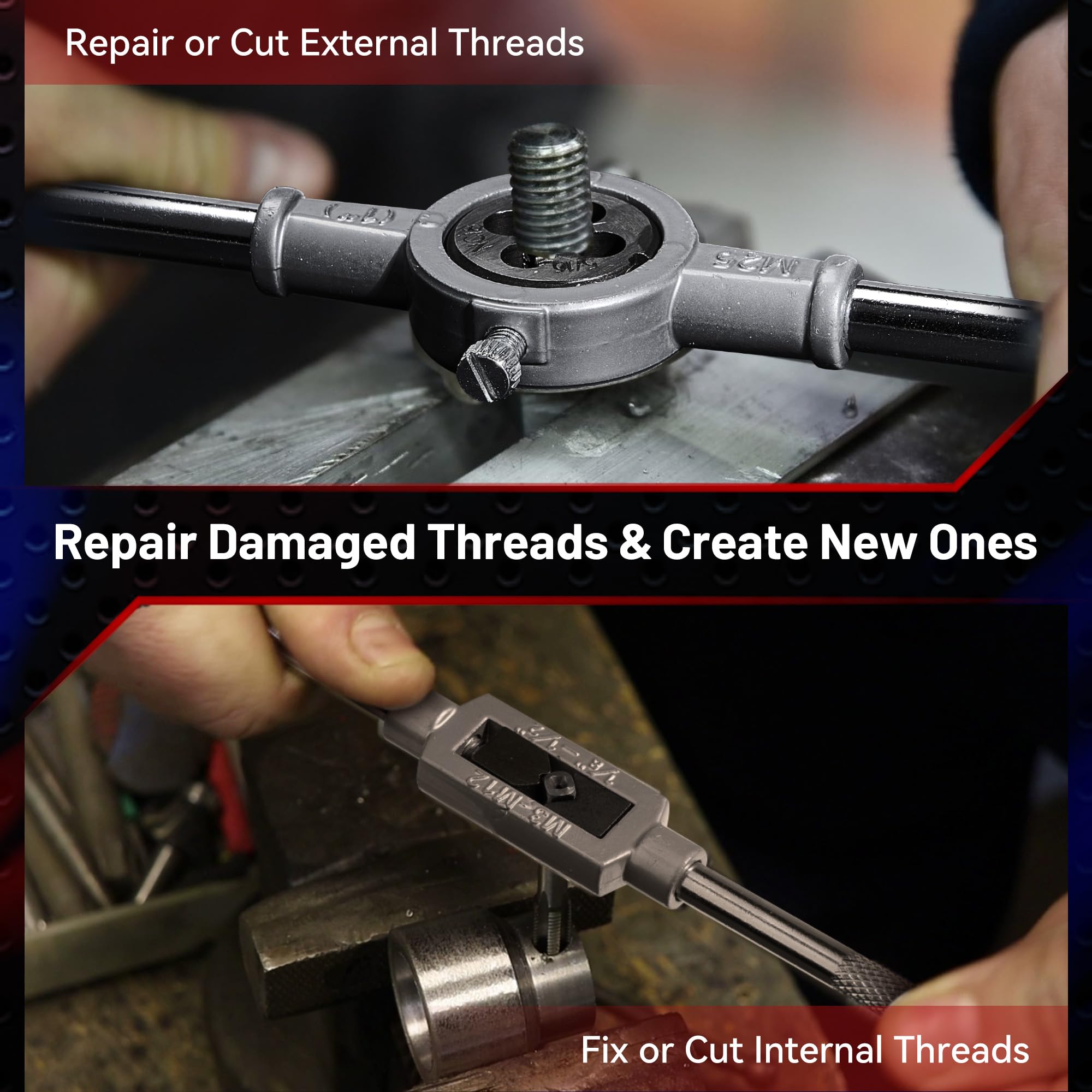 KOOPOOL precision cut edges close up showing sharp cuts for clean threads