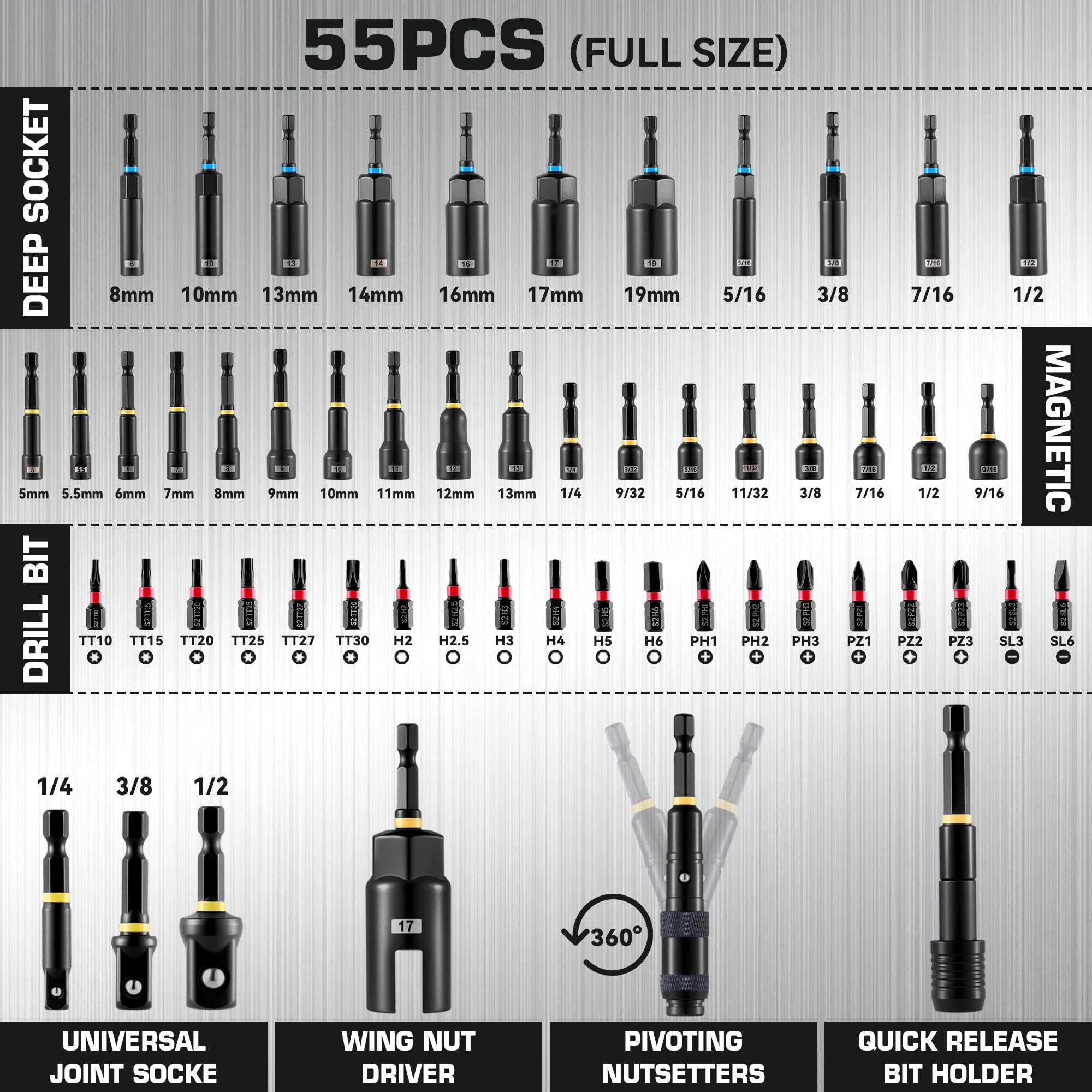 KOOPOOL socket adapters and extensions enable versatile tool setup in tight spaces