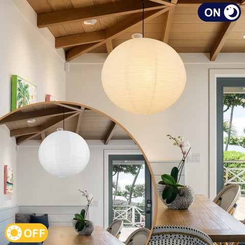 Koorle foldable lantern lampshade enables quick, tool-free assembly