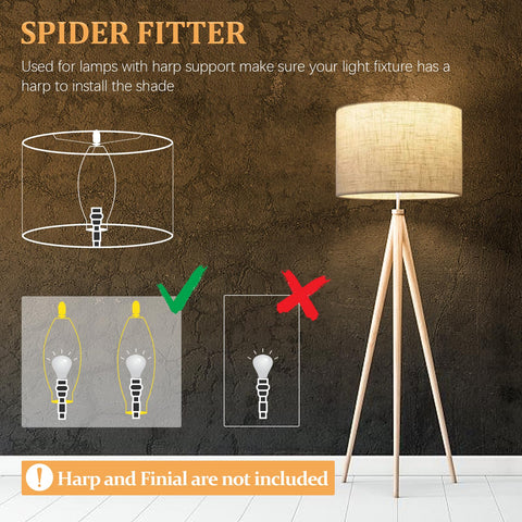 Koorle table lamp shade in beige fabric adds warm accent.