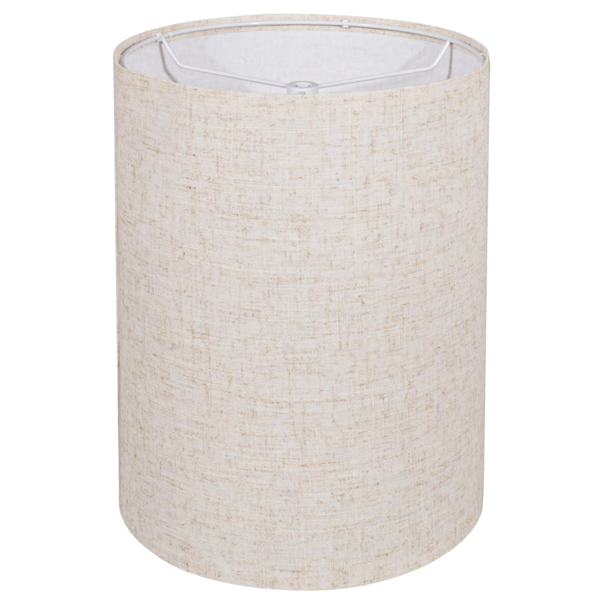 Koorle tall drum lamp shade beige with easy assembly for table and floor lamps.