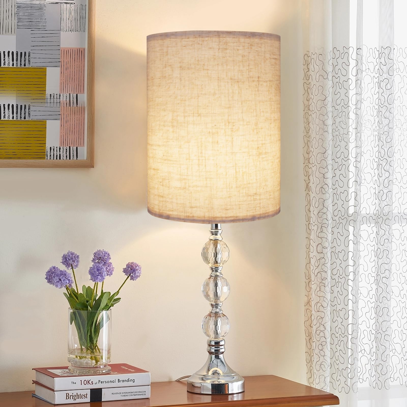 Koorle warm glow shade creates inviting ambience without glare.
