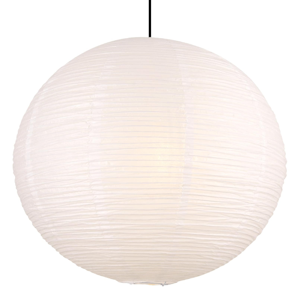 Koorle white paper lamp shade 20in round for ambient elegance