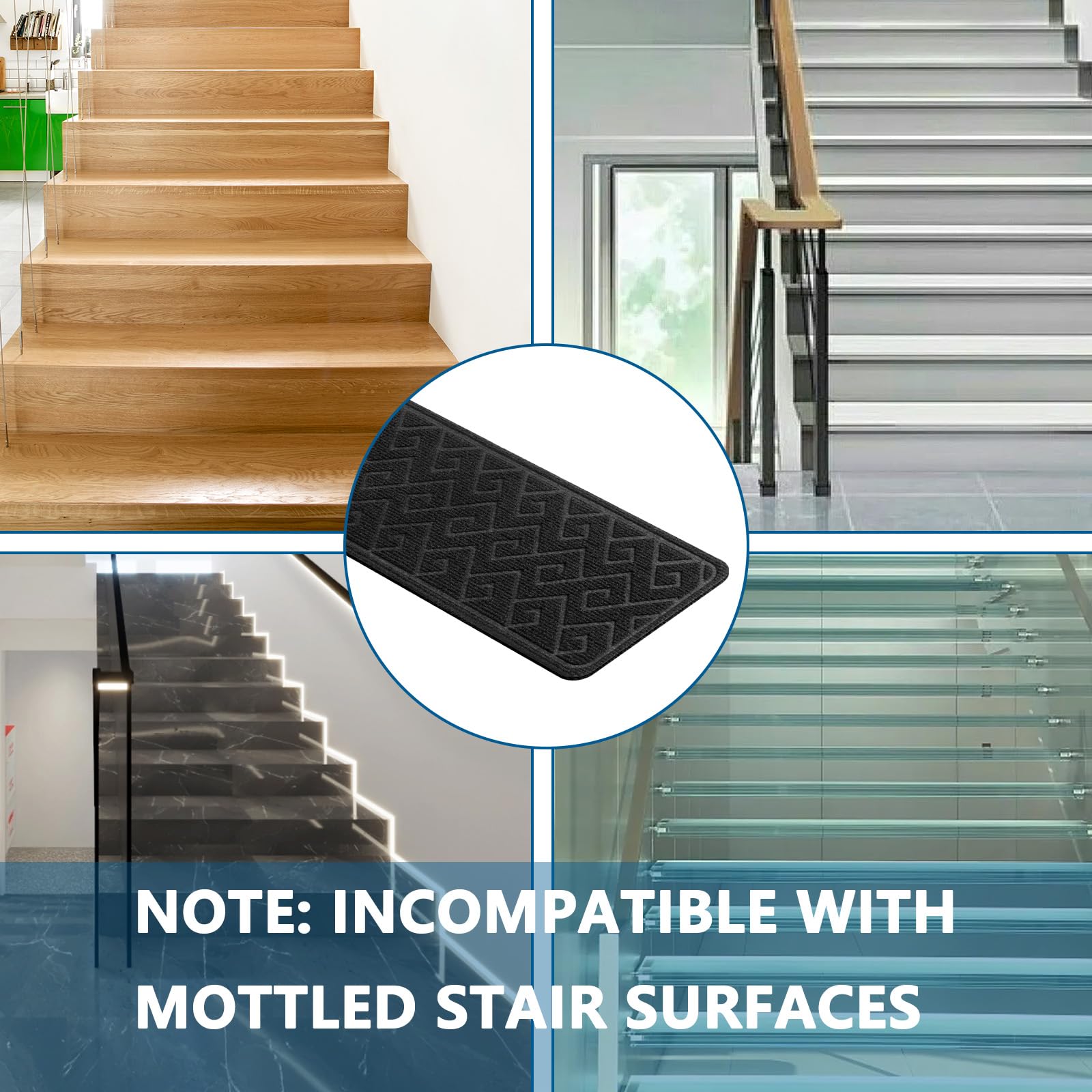 KOOTETA reduces footstep noise for quieter stair use.