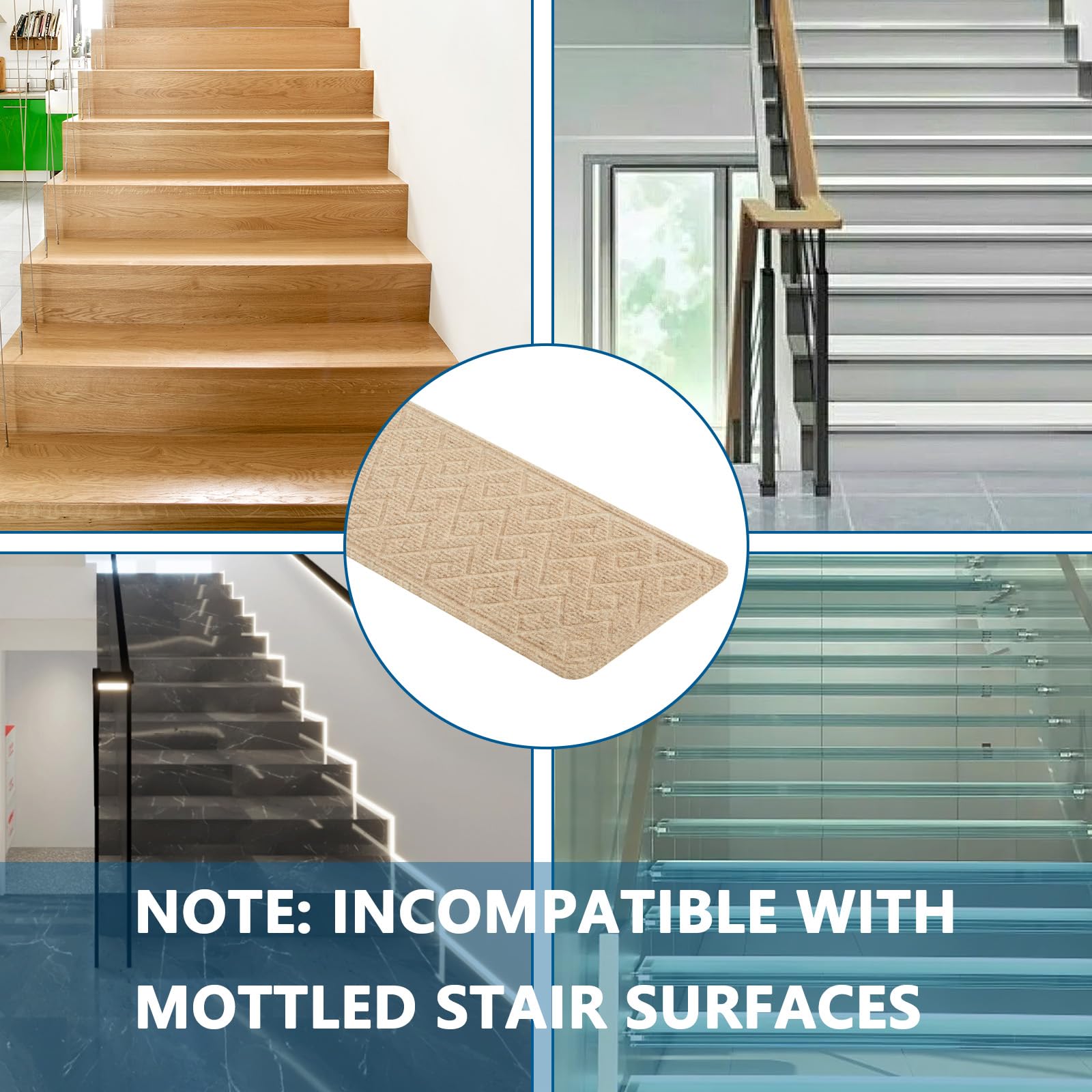 KOOTETA neutral colors blend with decor for safe, discreet stairs.