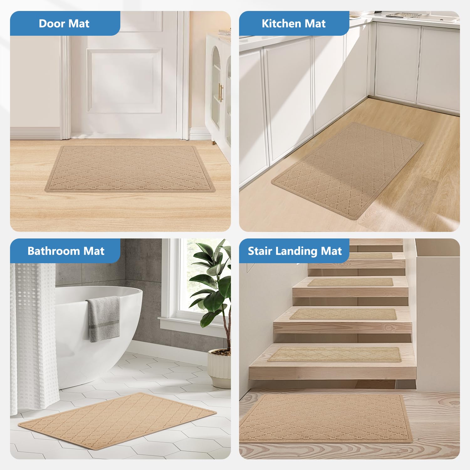 KOOTETA beige color blends with neutral home decor