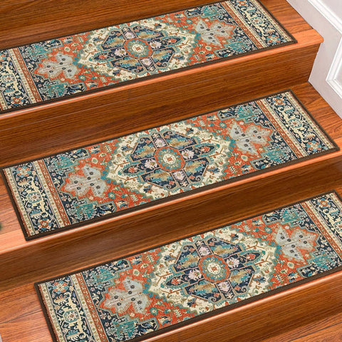 KOOTETA stair treads wooden-steps offer soft, non-slip grip.