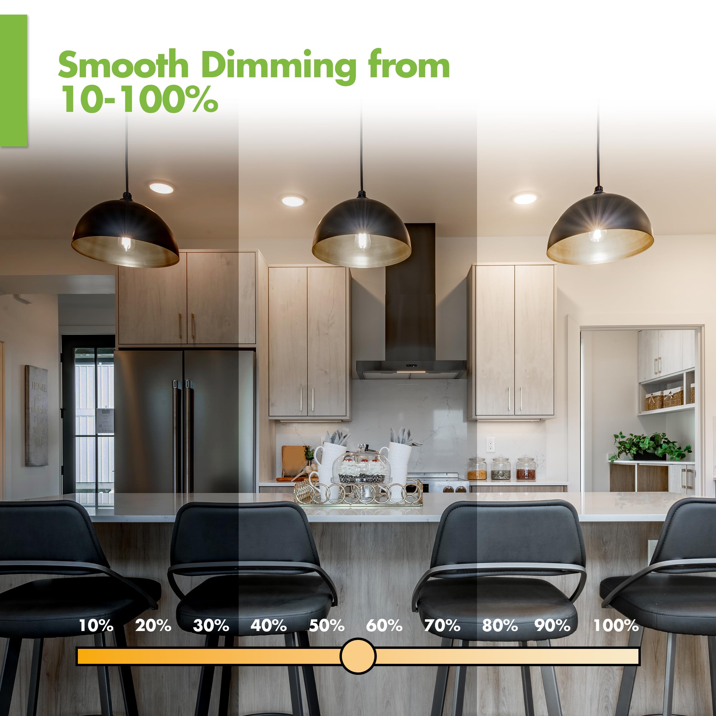KOR LED G25 Filament Globe Bulbs offer wide 360° beam coverage