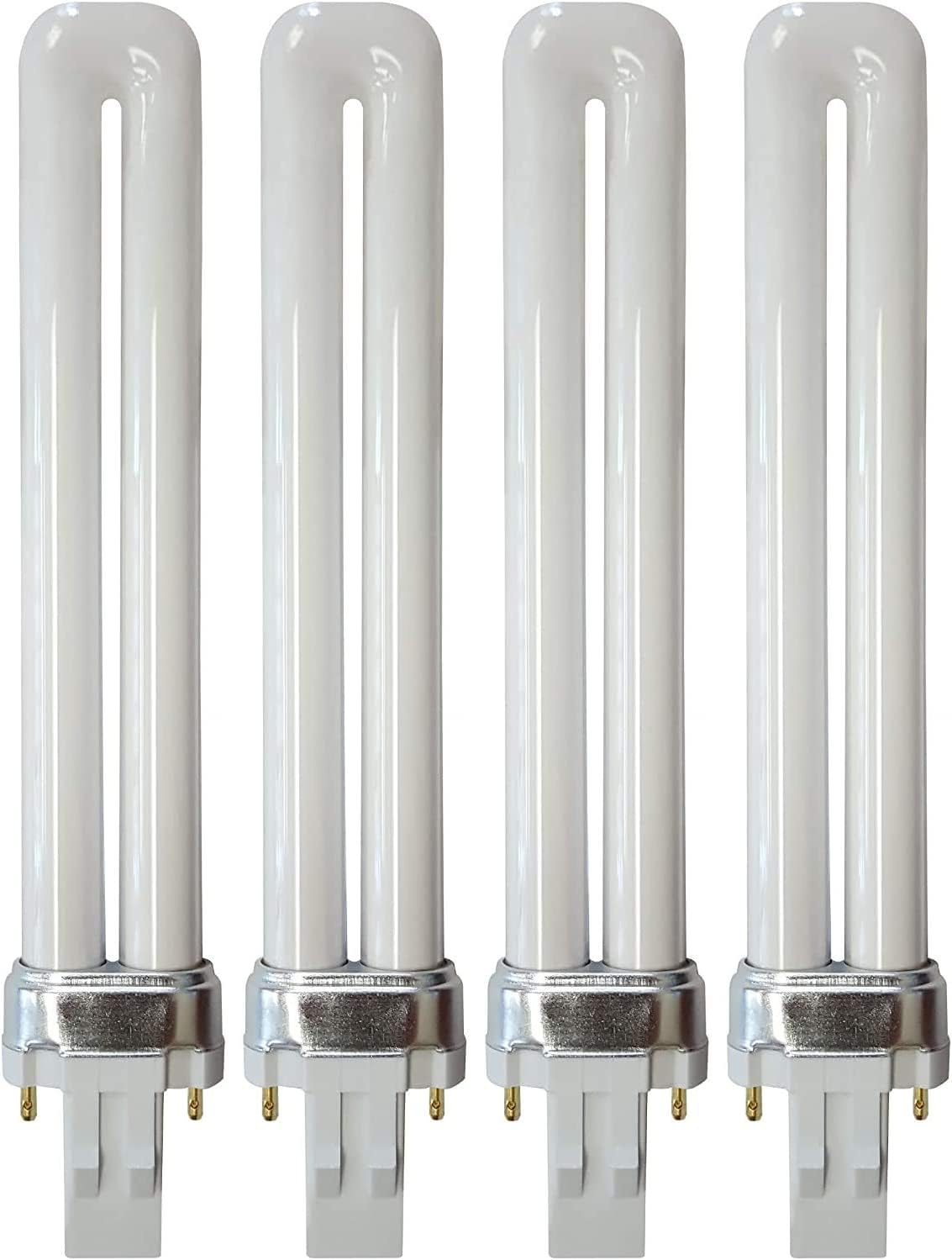 KOR PL13S/27/ECO four-pack packaging for easy home lighting replacements.