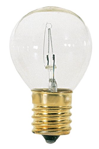 KOR S11/N clear bulb for intermediate-base fixtures, delivering bright light in kitchen fixtures.