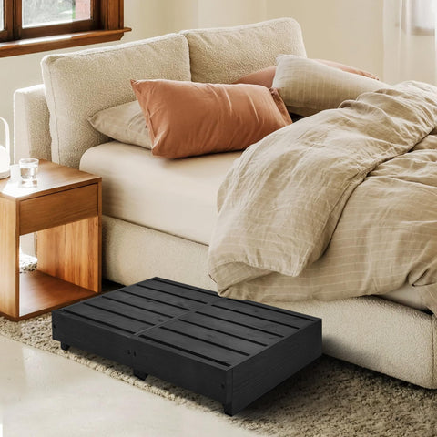 Koretech 6-inch stool used in living room for everyday tasks.