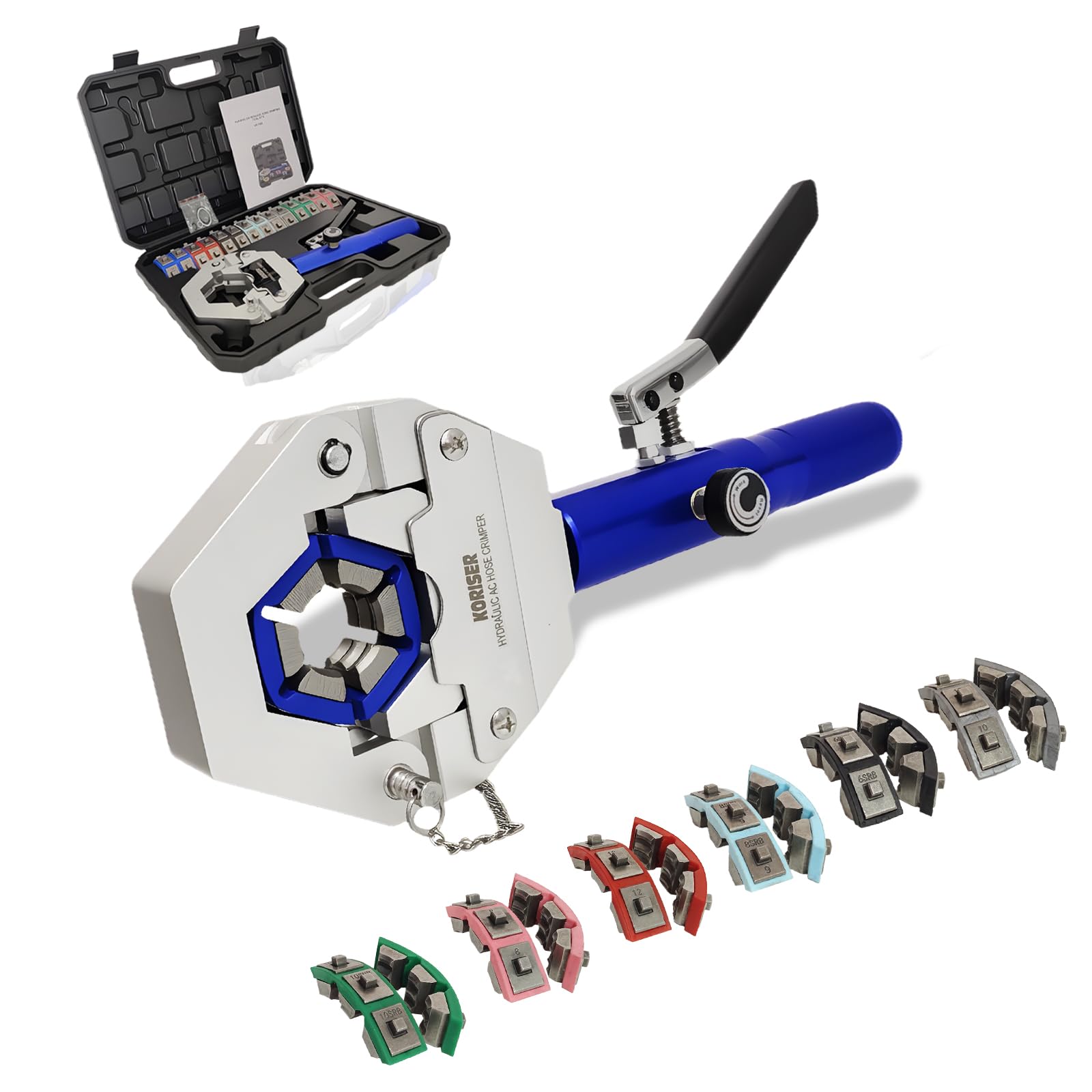 KORISER Hydra-Krimp 71500 dies setup for quick installation