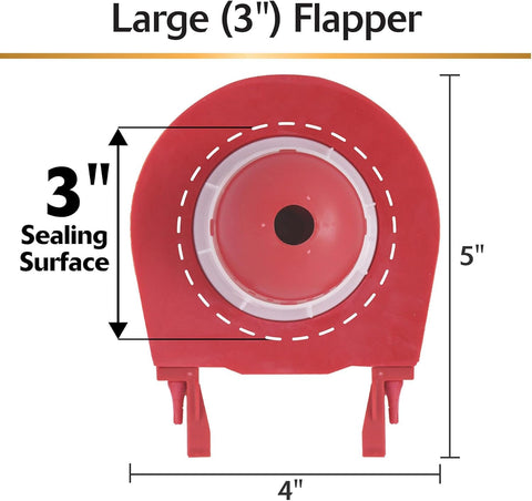 Korky 3070BP universal-fit diagram showing cross-brand compatibility.