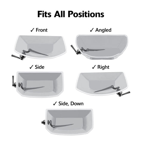 Korky 6094BP engineer-grade lever showing reinforced durability for long-lasting use.