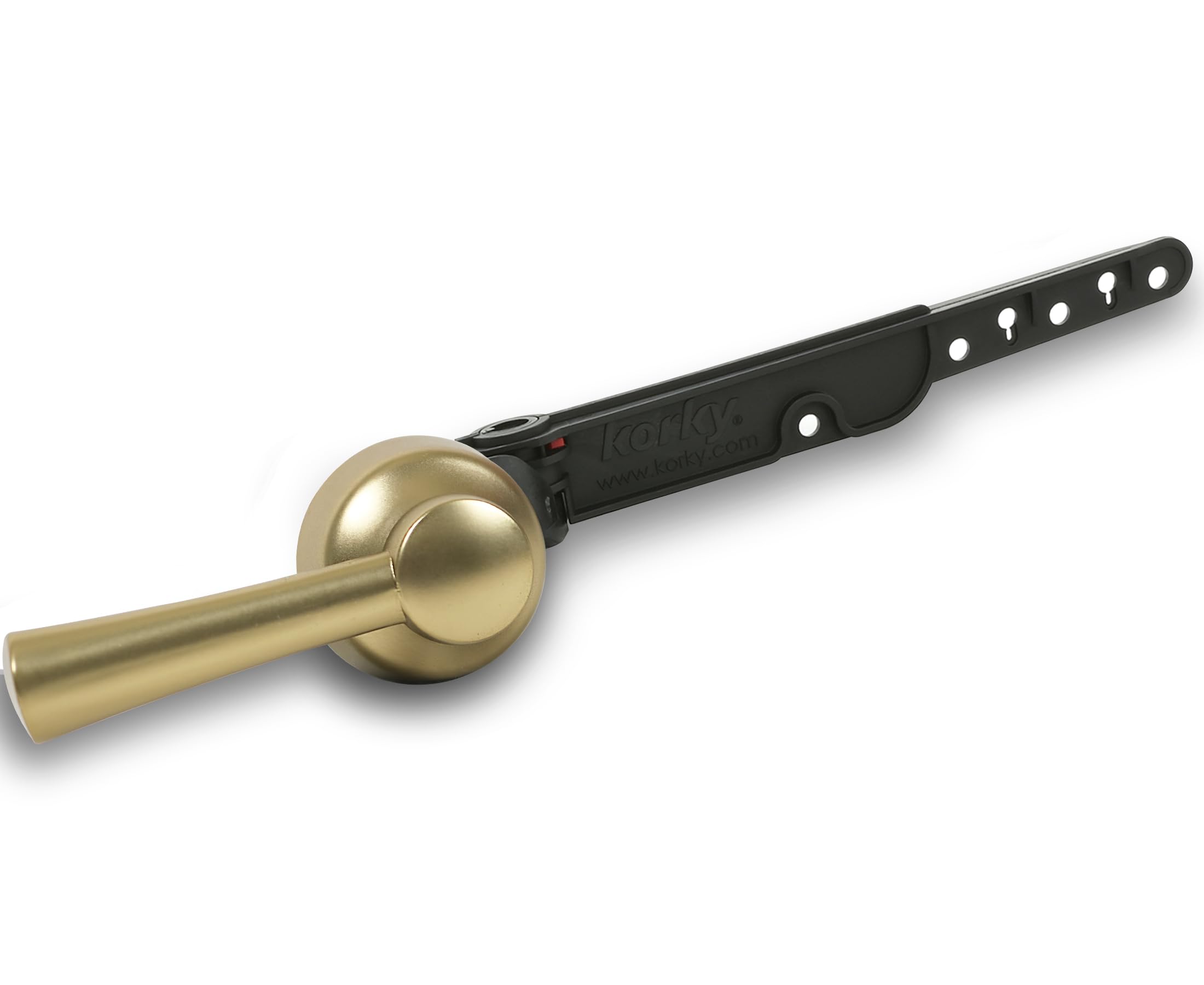 Korky 6094BP StrongARM lever in brushed bronze finish for universal toilet fit.