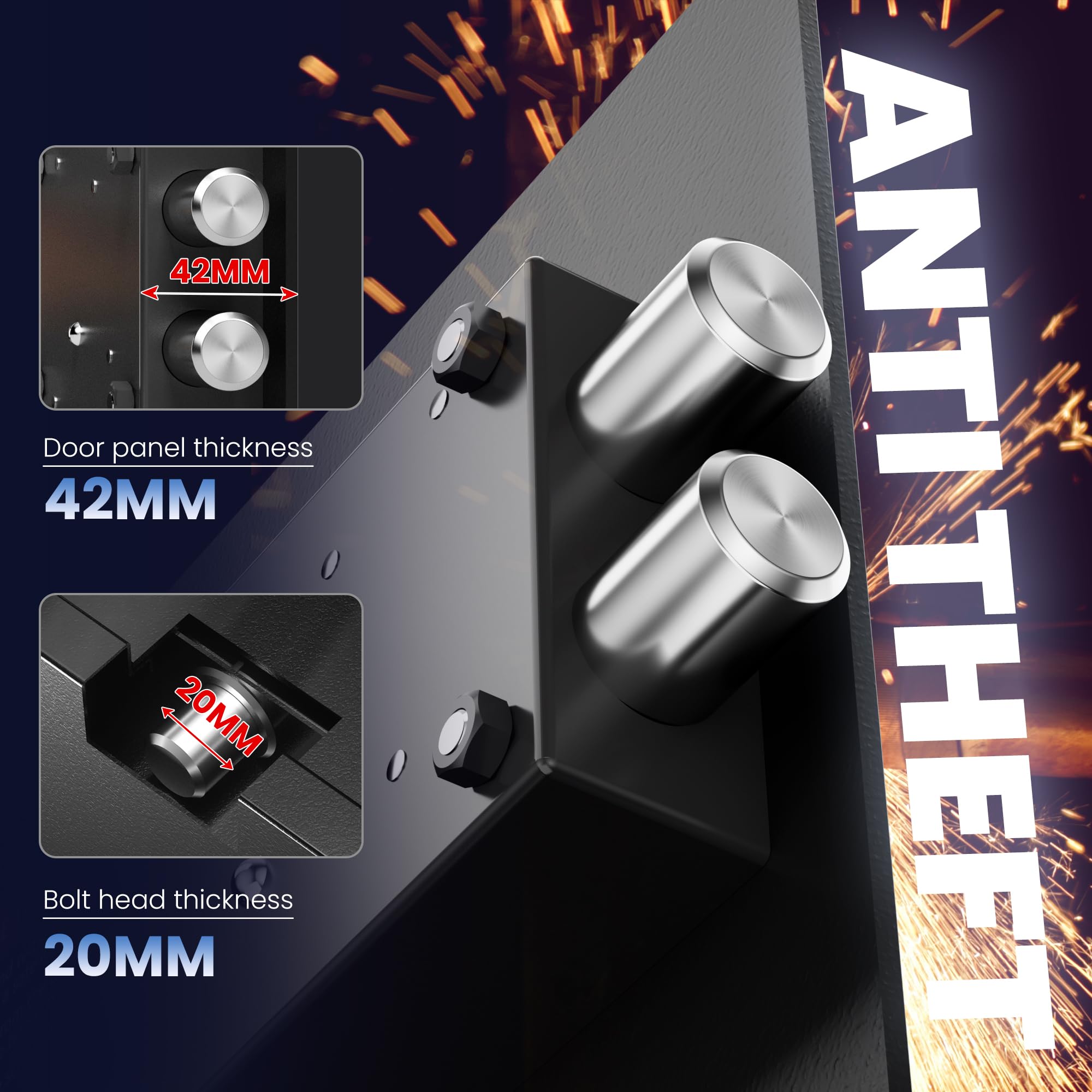 KornerBatl compact wall safe mounted securely for discreet storage.