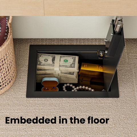 KornerBatl small wall safe features sturdy steel construction.