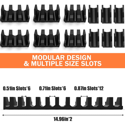KOROICK compact modular system connected for space-saving organization