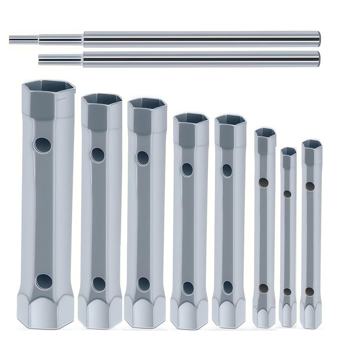 KOSIDA dual-ended tub and shower valve sockets for fast valve removal.