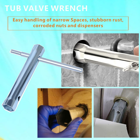 KOSIDA valve seat wrench for under-sink access and leverage.