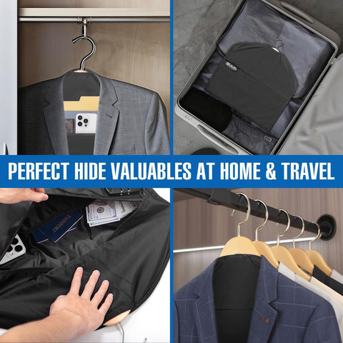 KOSMCCO interior pocket for cash, documents and jewelry organization