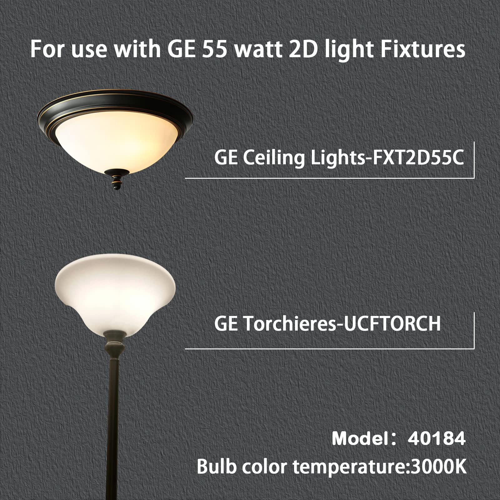 KosunRefill bright 4000-lumen glow in a 2D bulb