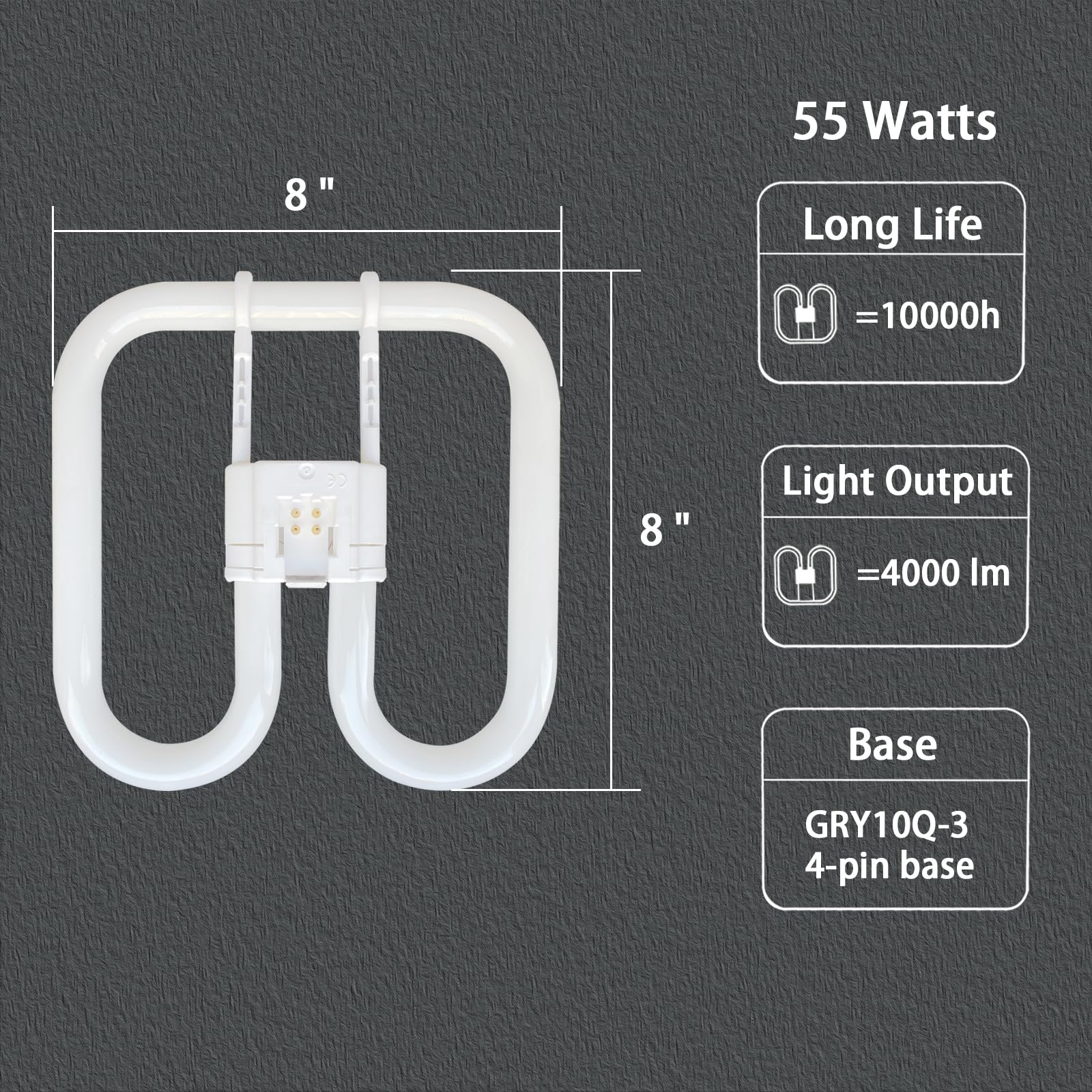 KosunRefill soft white 3000K 2D bulb emits warm light