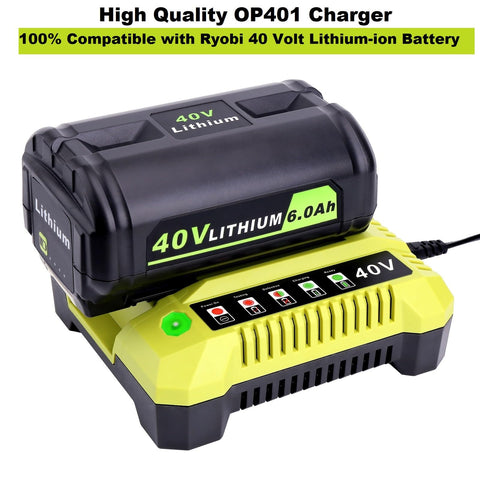 Kotoate Ryobi 40V charger compact design saves workspace