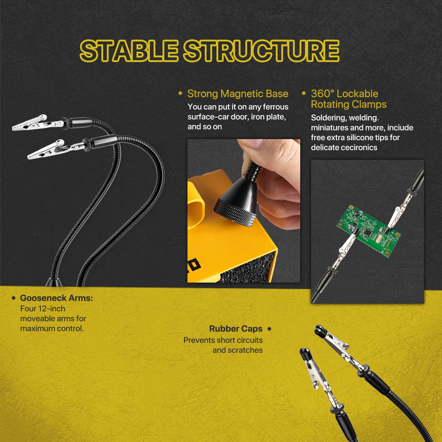 Carrying handle for easy transport between projects.