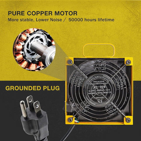 Low-noise 3000 RPM fan delivering strong suction with minimal disruption.