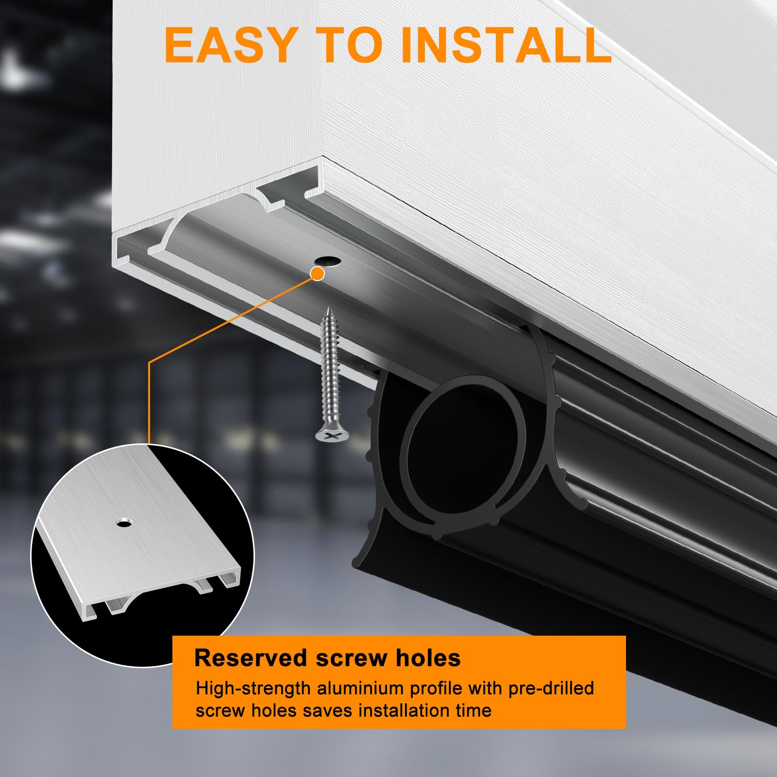 End plugs seal ends to prevent pests and moisture ingress.
