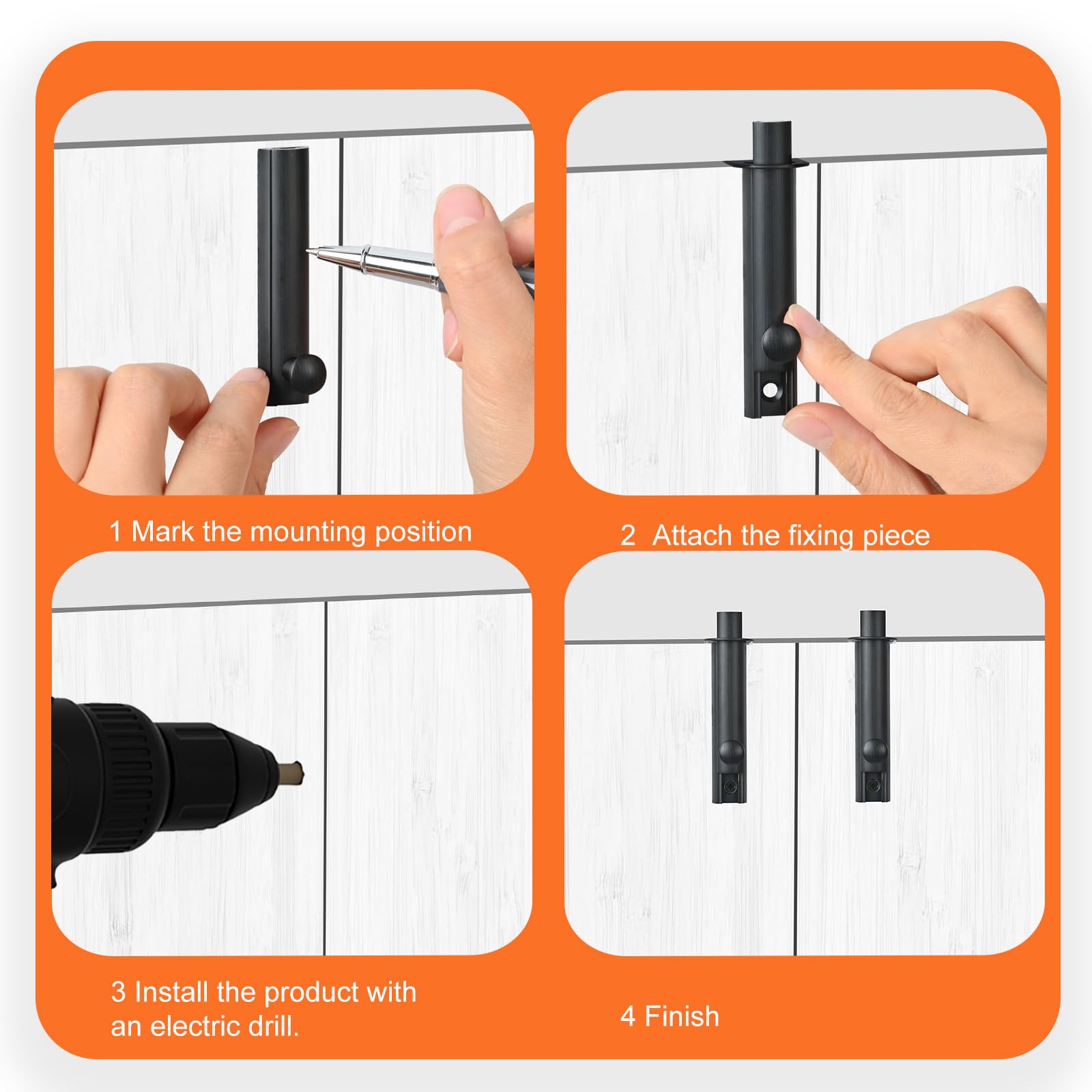 KOVOSCH heavy-duty brass bolt offers sturdy security for interior doors.