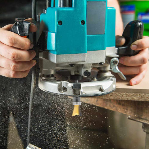 KOWOOD quarter-inch shank dovetail bit fits common routers.