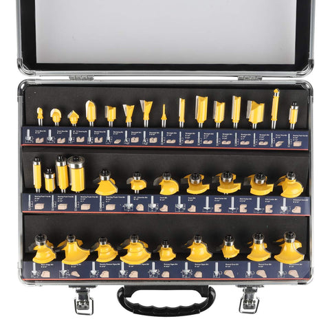 KOWOOD 1/4 inch shank router bits offer universal compatibility for many routers.