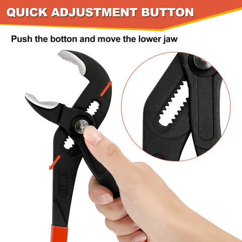 KOWSINDE V-Jaw design pliers for multi-point contact and secure grip.
